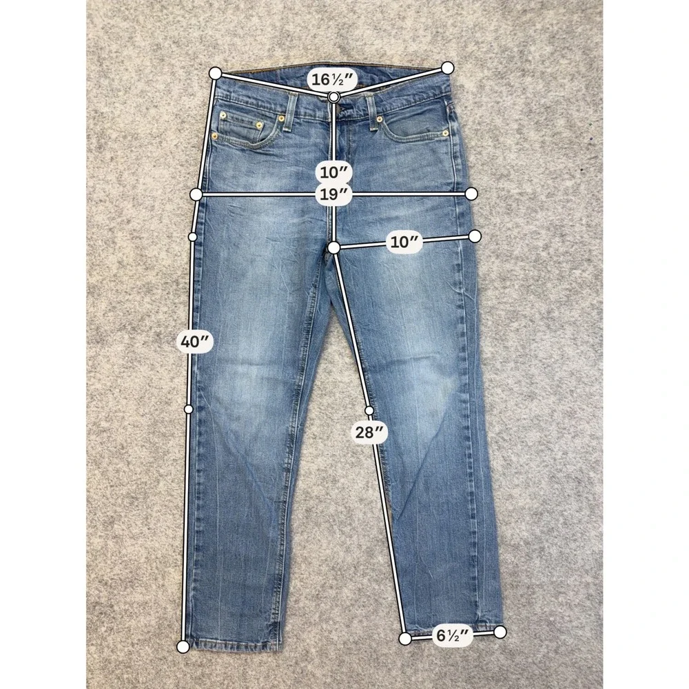 Lot of 3 Levi's 541 502 Tapered Jeans Men's 30x30 Blue Brown Work Pants Denim
